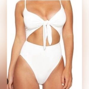 Naked ONE piece swimsuit knotted